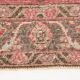 Tapis de couloir vintage rouge et rose 3x13, 91x399Cm