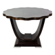 Art Deco period side table in Macassar ebony, 1930