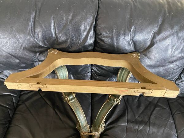 Très belle console marbre et bois doré