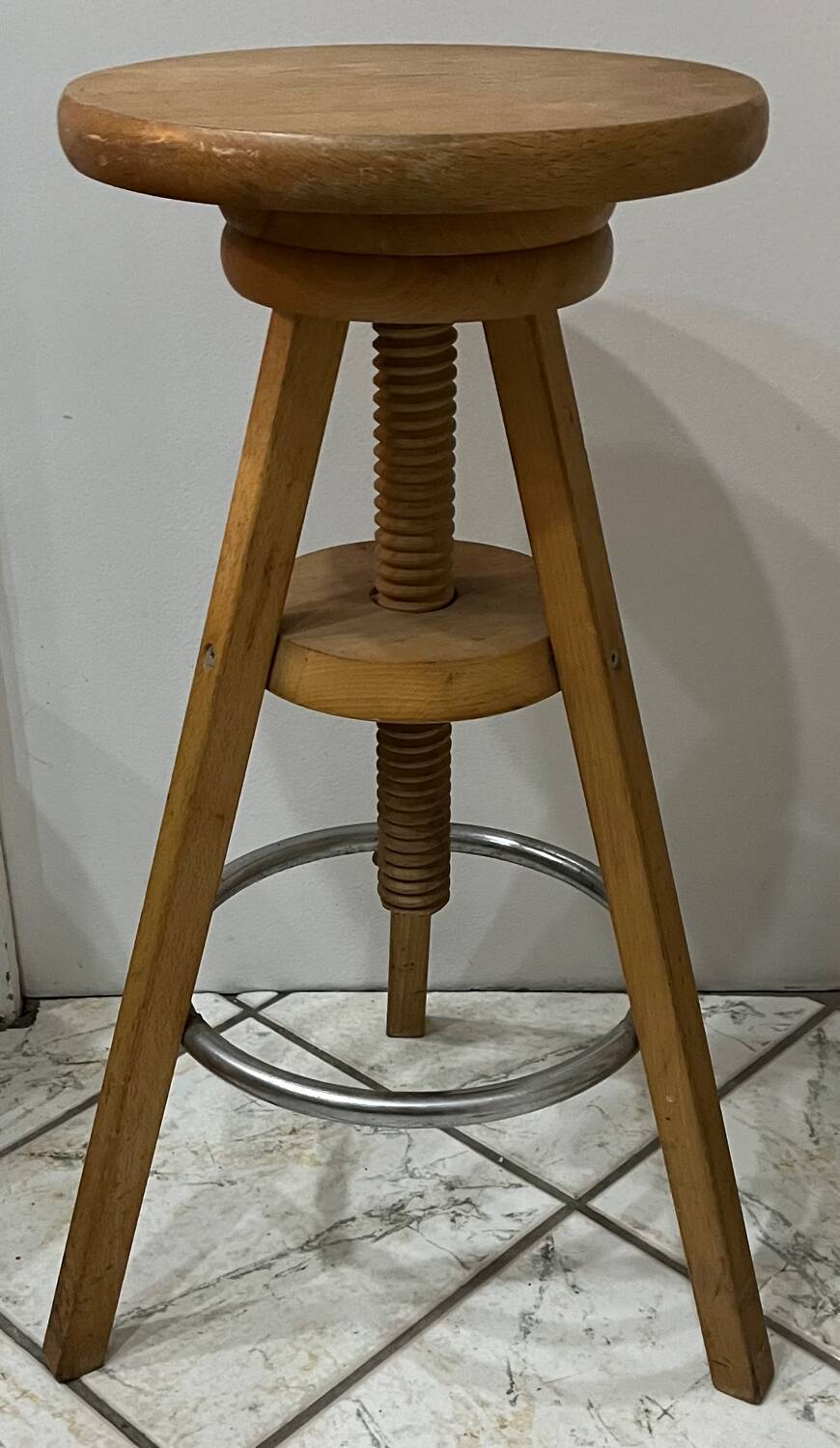 Vintage wooden stool