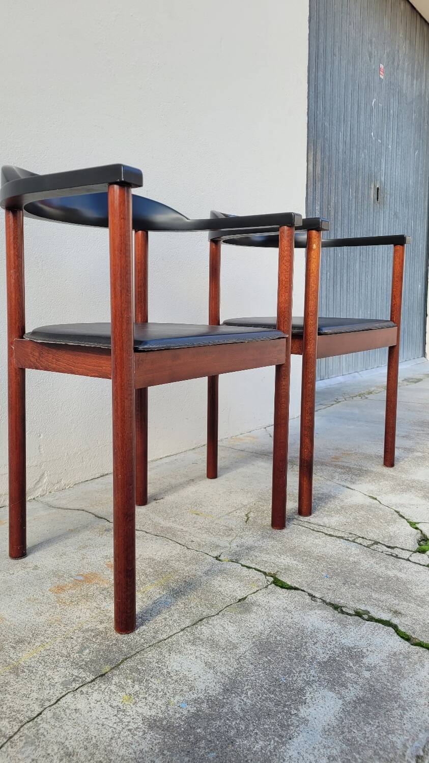 Pair of Scandinavian designer armchairs - 1970s
