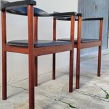 Pair of Scandinavian designer armchairs - 1970s