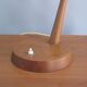 Mid Century Table Lamp by Temde, - Wood, Textile Shade