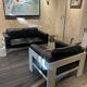 Bastiano sofa and armchair by Afra & Tobia Scarpa