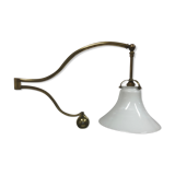 Articulated brass sconce 1950