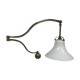 Articulated brass sconce 1950