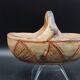 Berber pottery Kabyle basket early 20th century AlgeriaTerracotta Ideqqi Takduht