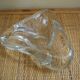 Large Saint Louis crystal empty pocket, vintage cut