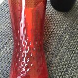 6 large colored glasses