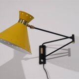 Lunel wall light with gallows design Rene Mathieu 1950