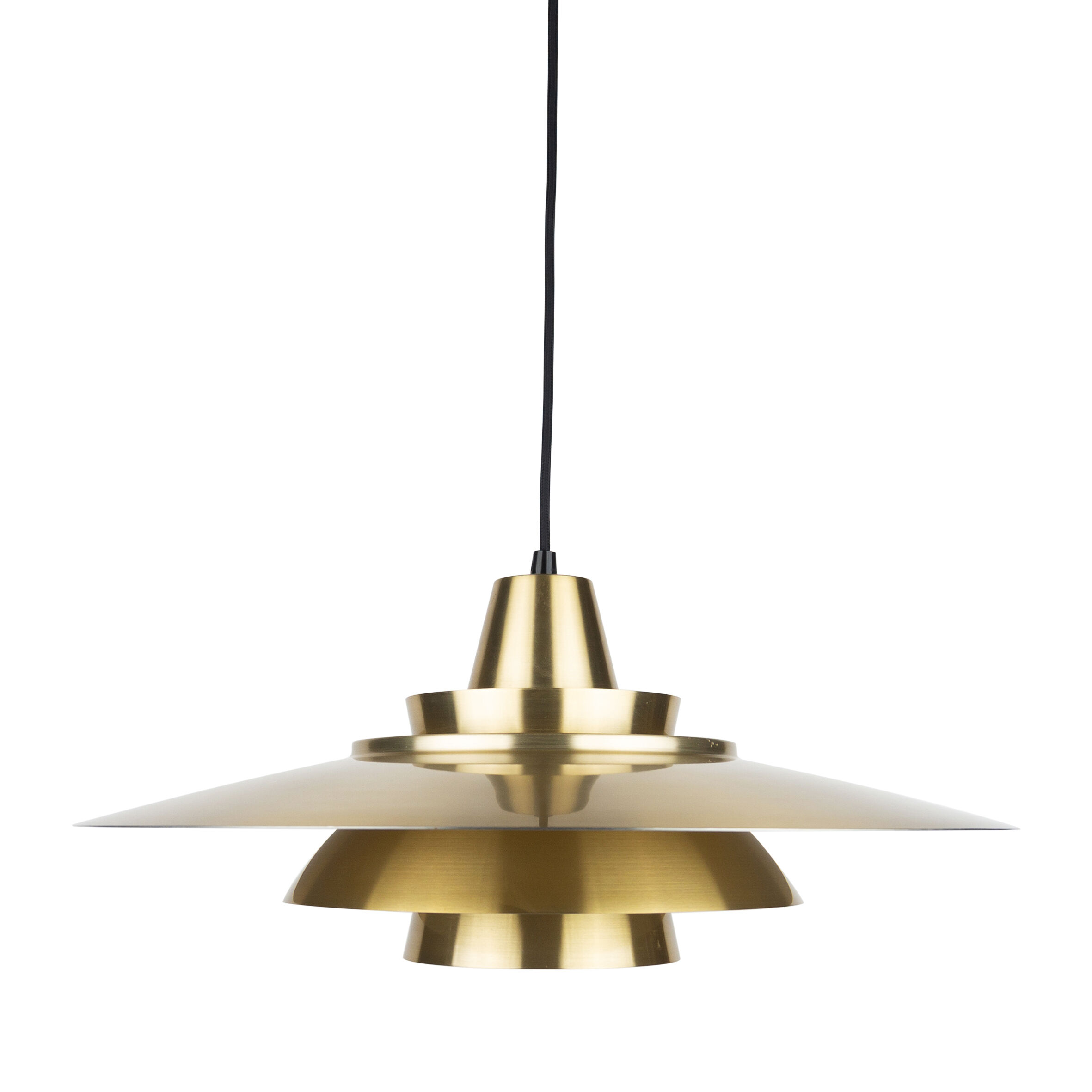 Danish vintage pendant light by David Mogensen, Superlight, 1970s