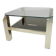 Belgo Chrom coffee table with 2 glass plates, 1970s