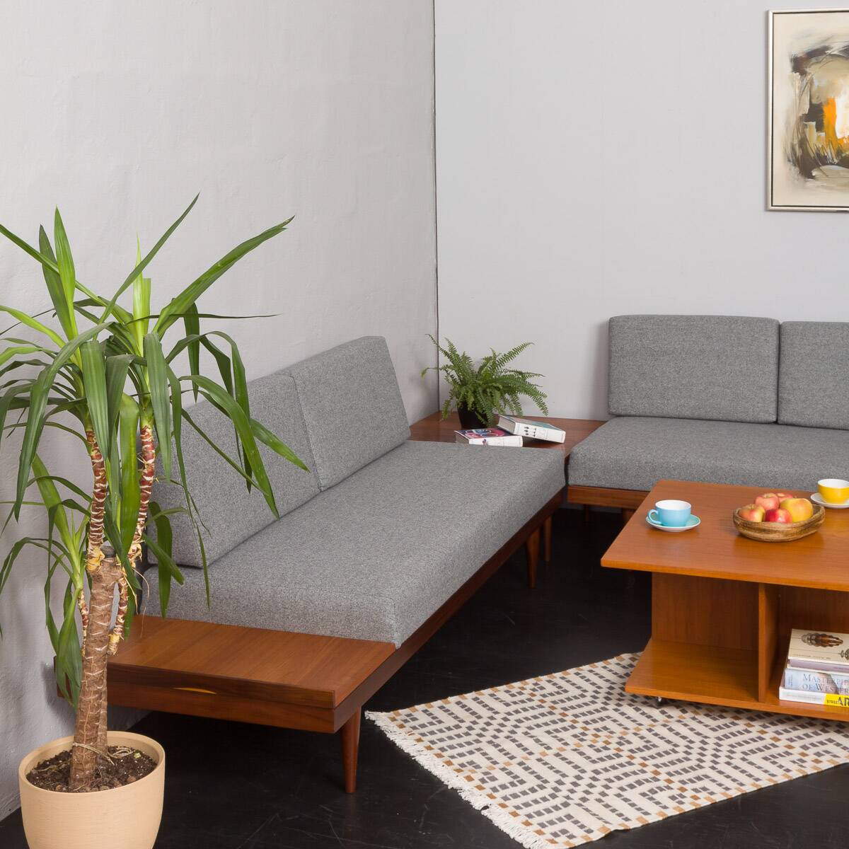 Svane daybed suit by Igmar Relling with two sofas and two coffe tables, Norway 1970s