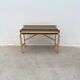 Solid wood and formica desk made by a cabinetmaker.