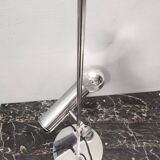 Chrome-Plated Brass Desk Lamp attr. to Giuseppe Ostuni for O-Luce, Italy