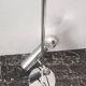 Chrome-Plated Brass Desk Lamp attr. to Giuseppe Ostuni for O-Luce, Italy