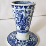 Bougeoir bleu blanc, Royal Sphinx Maastricht