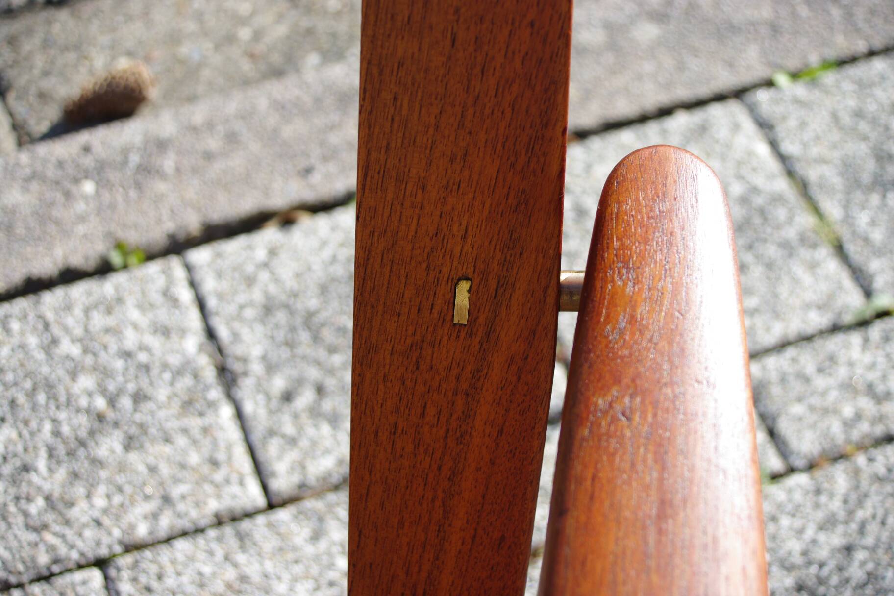 Fauteuil danois vintage en teck de john boné 1950