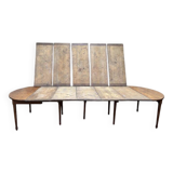 Table ovale en merisier 25 personnes