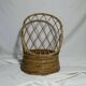A cane tub type chair