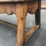 19th oak bench