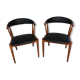 Johaness Anderson pair of scandinavian teak armchair model BA113
