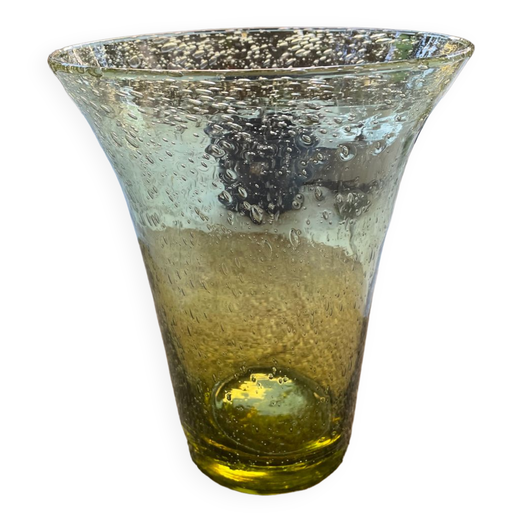 Glass vase by Biot