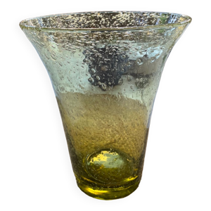 Vase en verre de biot