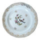 Plat rond en porcelaine oiseau de paradis