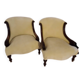 Pair of 19th century armchairs