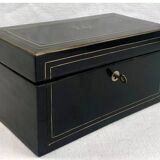 Boîte à thé Napoléon III en palissandre