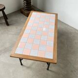 50s tiled coffee table