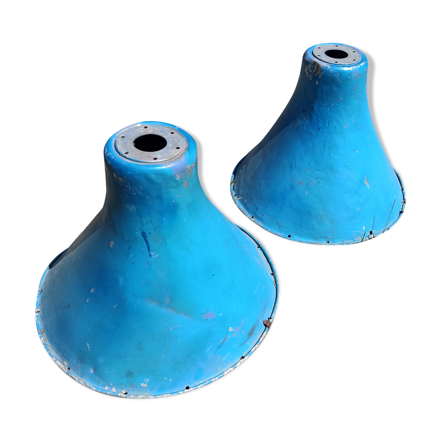 1950s metal light lampshades