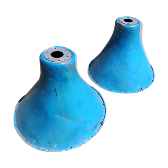 1950s metal light lampshades