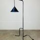 Tripod reading lamp, wrought iron, industrial style, handmade.
