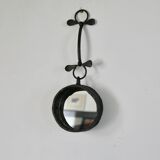 Hanging metal mirror, 1950s