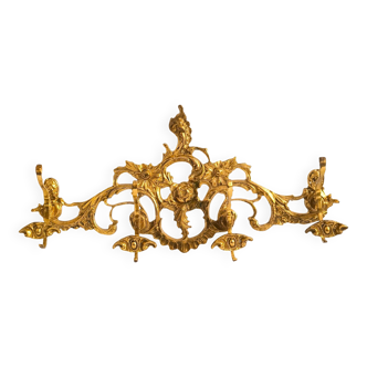 Perchero de bronce estilo Imperial años 50