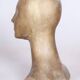 Mid-Century Modern Bust in Patinated Plaster, Czech, 1960s