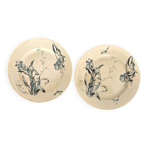 Duo de plats en faïence