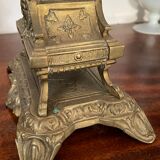 Ancien chandelier baroque en bronze