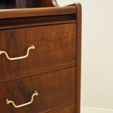 Walnut secretary, Danish design, 1970s, production: Denmark