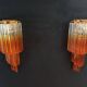 Pair of Murano designer wall lights