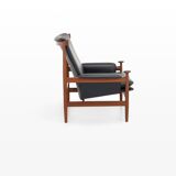 Bwana Lounge Chair and ottoman by Finn Juhl for France & Son, Denmark, 1960s