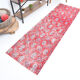 2x8 red classic vintage runner rug, 245x73cm