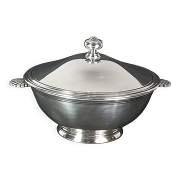 Christofle ear-handled bouillon silver-plated Beautiful silvering C976