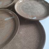 Set of 6 Marais stoneware plates