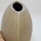 Vase lentille en céramique beige