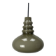 Grey glass pendant lamp by Peill & Putzler 1960