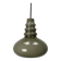 Grey glass pendant lamp by Peill & Putzler 1960