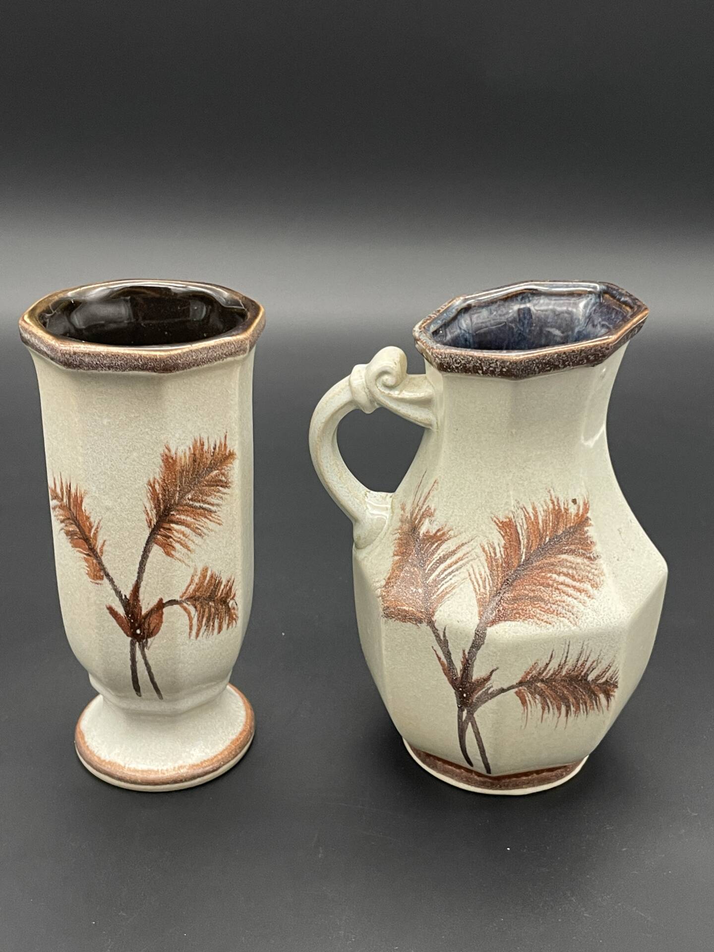 Pichet, vase à anse Bay Keramik 691-17, Allemagne de l’Ouest